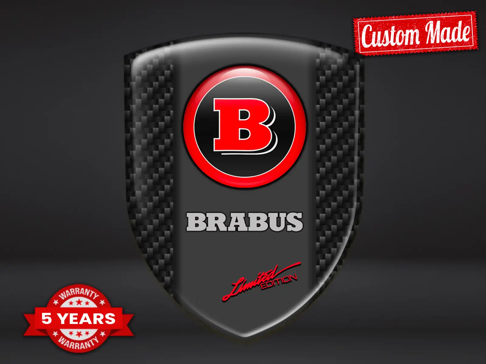 Brabus Heckscheibenaufkleber Trucks Stil Edition Luxus